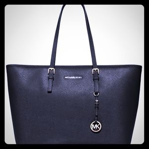 MK Michael Kors black tote laptop bag
